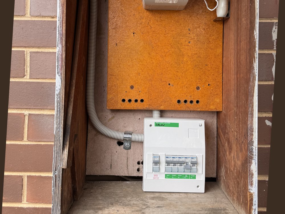New compliant switchboard with safety switches installed